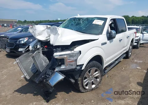 2018 Ford F-150 Lariat z USA, uszkodzony, nr VIN 1FTEW1EG5JKD15155